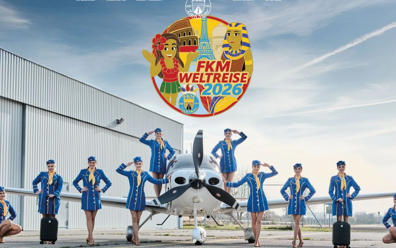 Webdesign Referenz FKM Lach Moro – Verein · Faschingsgilde, gestaltet von Schlerege Medien Königsbrunn